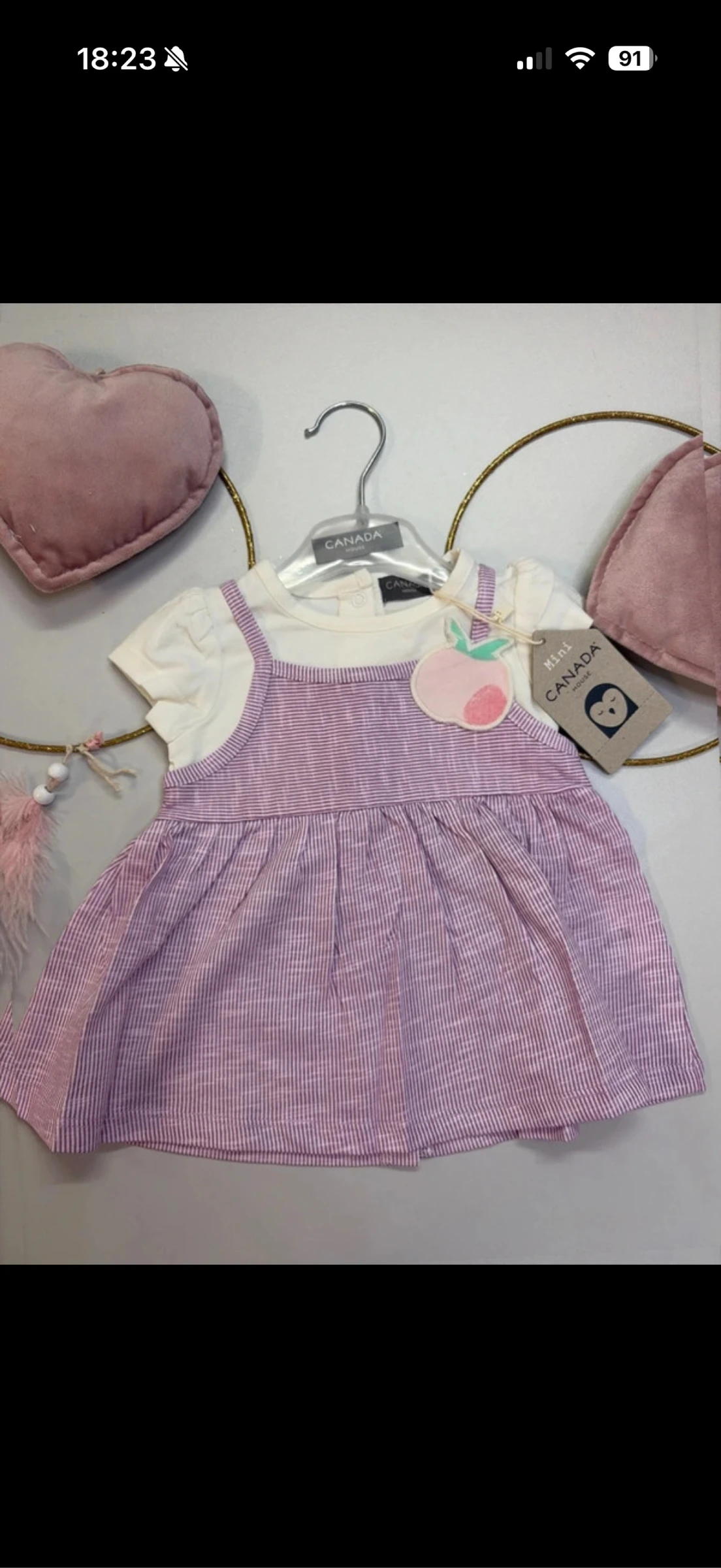 Robe bébé fille - neuf - canada house - taille 3 mois